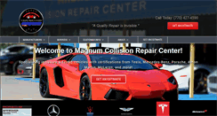 Desktop Screenshot of magnumcollision.com